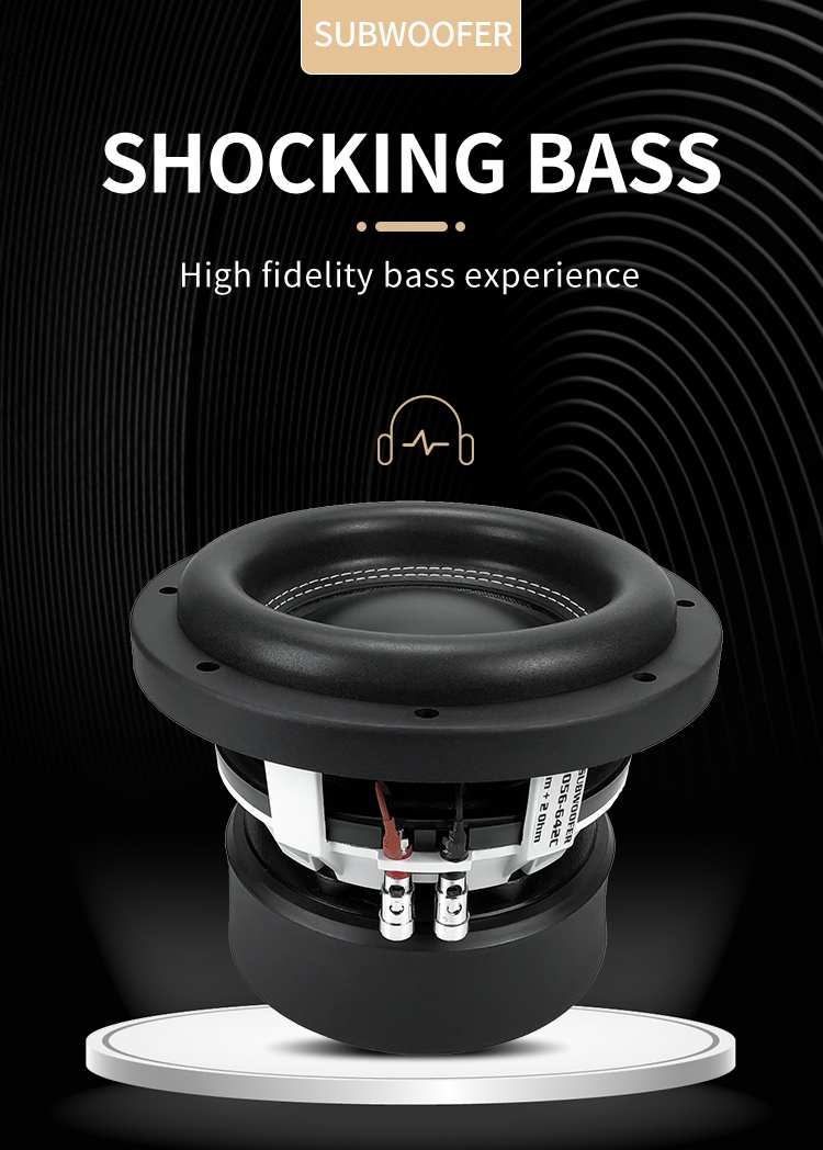 Zeming Audio JZ-802インチ600ワット最大電力デュアル4オーム