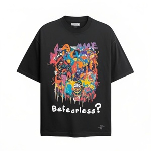 T-shirt en coton 100% écologique, impression DTG, encre biodégradable, style streetwear unisexe, t-shirts pour hommes - Product Image 2
