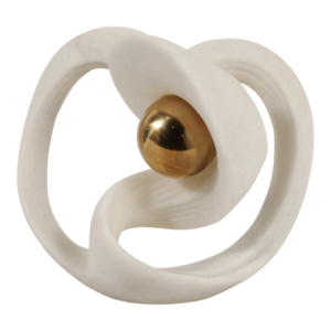 Scultura a sfera in acciaio inossidabile, ornamento decorativo per la casa, il bagno, l'ufficio, il soggiorno, chic - Product Image 5