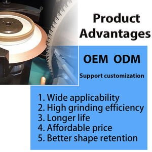 Muelas Abrasivas <span class=keywords><strong>de</strong></span> Diamante y CBN con Resina REZZ 14F1 para Afilar Hojas <span class=keywords><strong>de</strong></span> Sierra Circulares HSS y Sierras <span class=keywords><strong>de</strong></span> Carburo para Máquina Schmidt Tempo - Product Image 6