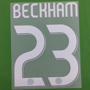 Super a Retro 2006 2007 BECKHAM RAUL RONALDO <span class=keywords><strong>SERGIO</strong></span> RAMOS Número de estampado en caliente - Product Image 4