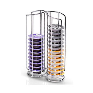 Vente en gros de 32 dosettes de café en métal Capacité Fil chromé Porte-<span class=keywords><strong>dosette</strong></span> <span class=keywords><strong>Tassimo</strong></span> Supports de rangement et étagères - Product Image 1