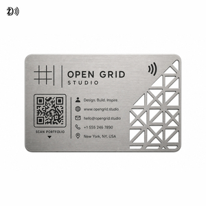 Personalisierte Gravierte Edelstahl NFC Metallkarte Anpassbare Programmierbare RFID Metall-Mitgliedskarte für VIP-Treueprogramme - Product Image 6