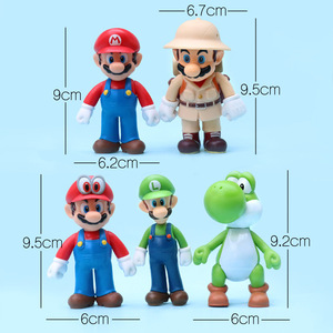 Jouets d'anime japonais, figurine de poupée d'anime, 5 pièces, ensemble de figurines d'<span class=keywords><strong>action</strong></span> en PVC Super Mari0 <span class=keywords><strong>Bros</strong></span> pour la promotion - Product Image 5