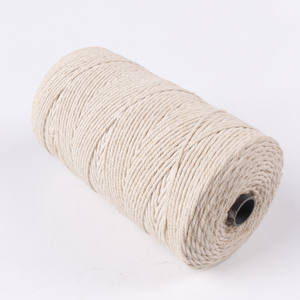 Preço barato Alta Qualidade 100% Fibra De Algodão Natural Macia 1mm <span class=keywords><strong>2mm</strong></span> Branco Corda de Culinária Orgânica Twisted <span class=keywords><strong>Cotton</strong></span> Twine BEST - Product Image 3