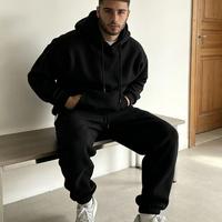 Set Hoodie dan Celana Panjang Gaya Amerika, Model Longgar, Pasokan Grosir