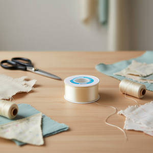 Nastro in Raso Ilan 5.0cm 25Y Colore Crema D-02 - Product Image 2