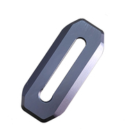 Anneau de connexion en aluminium usiné CNC sur mesure en forme de U, composant de fraisage de précision pour équipement d'automatisation industrielle