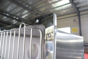 Yüksek kalite 304 paslanmaz çelik akrilik kapılar Pet hasta veteriner hayvan hastane kliniği kedi enjeksiyon kafesi tuvalet ile - Product Image 4