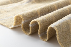 Hengtai bán buôn LEN KẺ SỌC Chăn với rìa 50% Len 50% polyester ném Chăn len ném giá rẻ chăn - Product Image 4