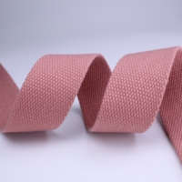 Sangle en toile de polyester-coton robuste, large de 1,5 à 2 pouces, épaisse de 2 mm, résistante aux UV et douce pour la peau, pour sacs, laisses et colliers pour animaux de compagnie