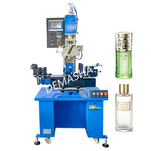 Máquina de estampado en caliente semiautomática DM <span class=keywords><strong>para</strong></span> estampado de botellas de vidrio redondas planas - Product Image 1