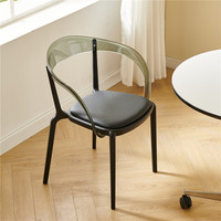 Chaise de salle à manger en plastique PP, fauteuil de café, dossier épaissi, démontable, design moderne et minimaliste pour la maison, le mobilier de restaurant