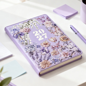 Agenda 2027 en cuir à spirale, planificateur professionnel exécutif avec blocage horaire par heures, outil <span class=keywords><strong>de</strong></span> <span class=keywords><strong>gestion</strong></span> <span class=keywords><strong>de</strong></span> projets, cadeau pour les dirigeants - Product Image 3