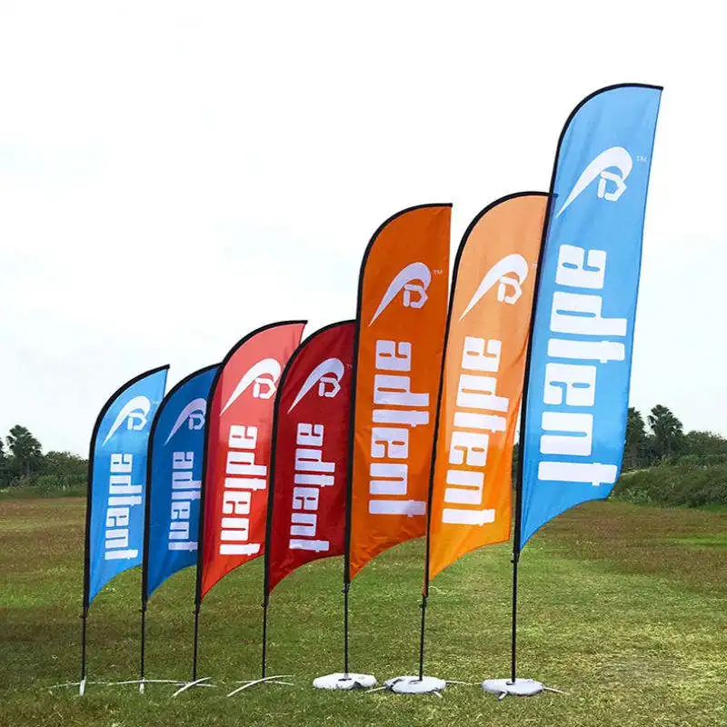 Custom Grote Strandvlag, Veren Vlaggenmast Groothandel Strandveer Vlag