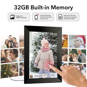 กรอบรูปดิจิตอล FRAMEO กรอบรูปดิจิตอล WiFi ขนาด 10.1 นิ้ว พร้อมหน้าจอสัมผัส IPS 32G แชร์รูปภาพ/วิดีโอฟรีผ่านแอป - Product Image 5