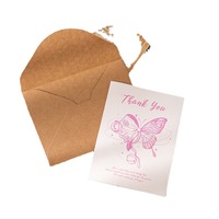 Carte postale écologique en carton, design artistique rétro pour la Saint-Valentin, cadeaux d'anniversaire, expression de gratitude, enseignants, étudiants