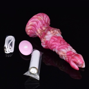 YOCY Alien Flower Anal Plug Vibrator 6.8cm Thick Knot Silicone <b>Dildo</b> for Woman 10 Mode Bullet Vibrators Sex Toy for 18+ - Product Image 2