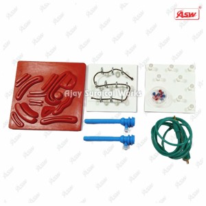 Ensemble d'instruments laparoscopiques Ajay Surgical Works pour la formation à l'opération manuelle, la simulation médicale et la pratique des compétences chirurgicales - Product Image 3