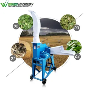 9ZP-3 Hewan Pakan Membuat Silase Mesin Sekam Pemotong Tanaman Rotary Hay Cutting Mesin Perajang