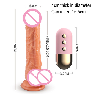 Real Skin <strong>Female</strong> Masturbator Thrusting Silicone Dildo Vibrator with Real Feeling <strong>for</strong> Women <strong>Sex</strong> <strong>Toy</strong> - Product Image 2