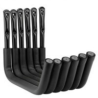 Lot de 4 crochets de rangement robustes pour garage - Capacité de 120 lb, support mural pour kayaks, échelles et vélos