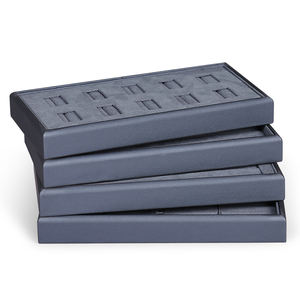 Plateaux d'affichage personnalisés pour pierres précieuses Plateaux de luxe en velours pour diamants Plateaux d'affichage pour pierres précieuses à la mode - Product Image 2