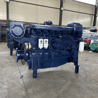 Moteur diesel marin WP12C 350-450 chevaux, refroidissement par eau de mer, moteur diesel 6 cylindres.