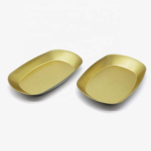 Scatola in Latta Personalizzata per Alimenti, Contenitore per Frutta, Snack, Patatine Fritte, Pollo Fritto, Picnic all'Aperto, <span class=keywords><strong>Cioccolato</strong></span>, Vassoio in Metallo Dorato - Product Image 4