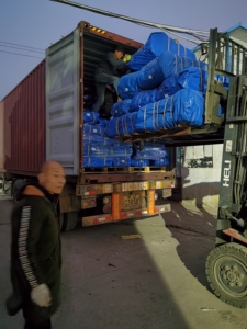 Feuilles de bâche en polyéthylène imperméables à bas prix revêtement de lit de camion/conteneur pare-<span class=keywords><strong>soleil</strong></span> en plastique tissé bâche en PE - Product Image 4