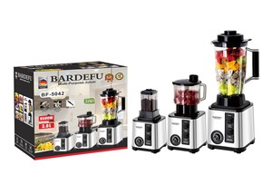 Mélangeur de table à smoothie à vitesse variable Pichet de 1,5 l Mélangeur électrique en acier inoxydable pour aliments et fruits Mélangeur à jus - Product Image 2