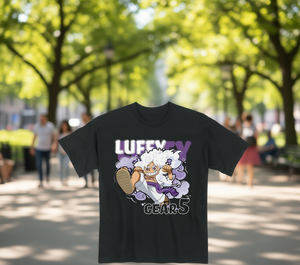 Great Eastern Entertainment One Piece Luffy Gear 5 T-shirt per adulti unisex con collo rotondo e manica corta con stampa digitale - Product Image 2