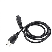 Kabel Daya Custom 1.5m US 3 Pin ke IEC C13 Bersertifikasi UL SVT 18AWG Kabel Tembaga Murni Fleksibel untuk Peralatan
