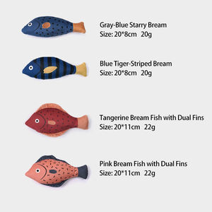 Juguete de Pescado con Catnip Duradero, Sonido de Arrugamiento, Juguete para Masticar, Juguete de Autoentretenimiento para Gatitos - Product Image 5