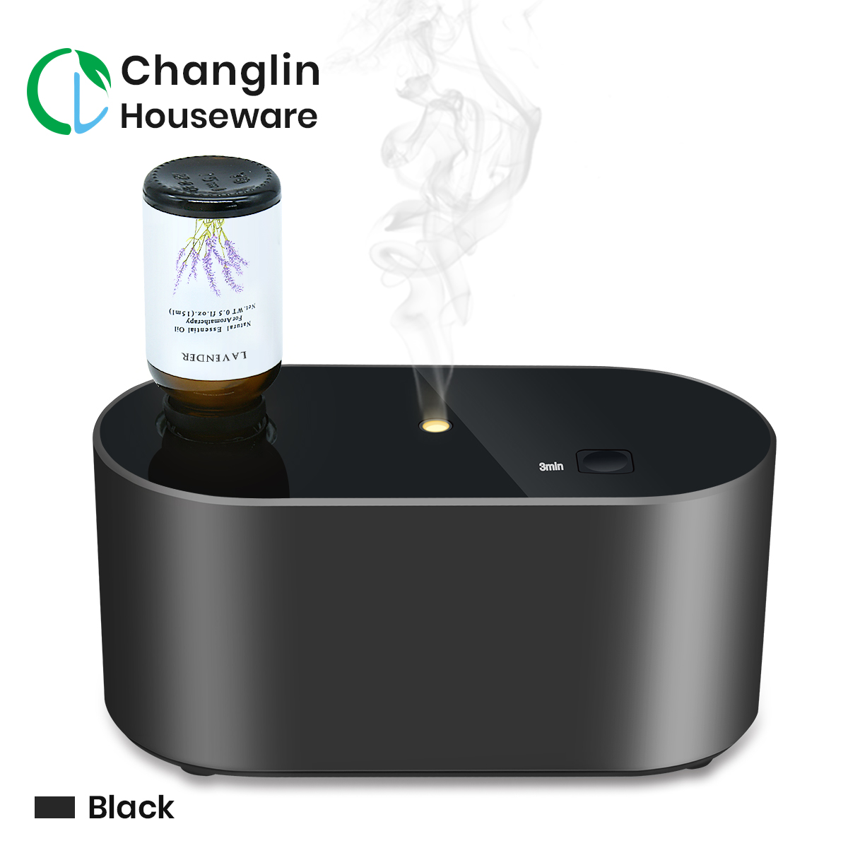 Diffusore di Aromi Senza Acqua Nero