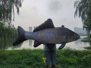 Poisson de <span class=keywords><strong>carpe</strong></span> gonflable réaliste suspendu modèle de poisson gonflable géant ballon de poisson gonflable pour la décoration de promotion - Product Image 6