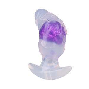 CITYFUN Plug anal en silicone avec queue intégrée et base ancre de bateau, jouet sexuel pour femmes et hommes, masturbation anale - Product Image 4
