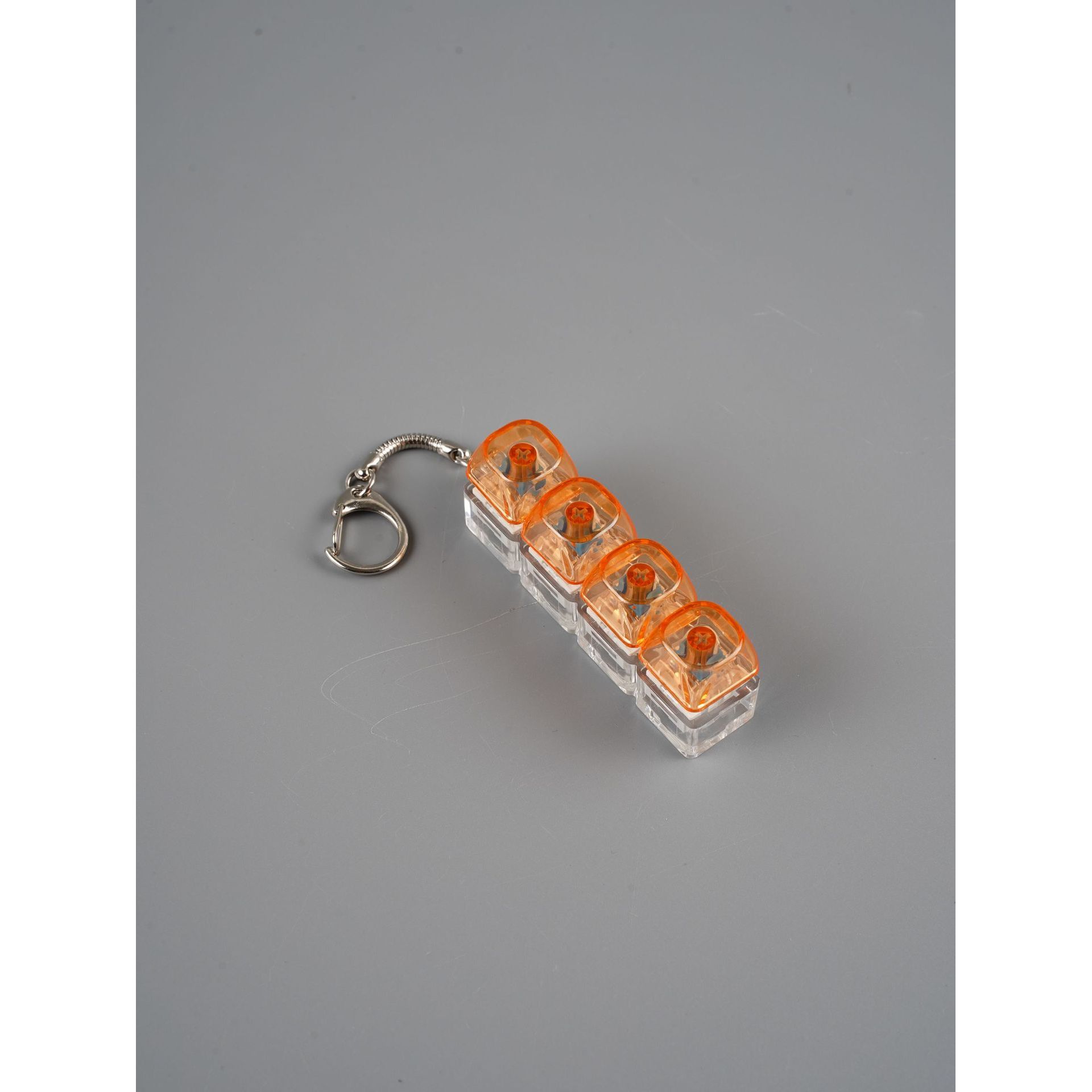 Transparent orange-red