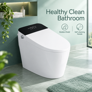 Toilette Intelligente Moderne avec Chauffage de Siège, Capteur de Pied, Chasse d'Eau Avancée et Réservoir Siphonique Intelligent - Product Image 6