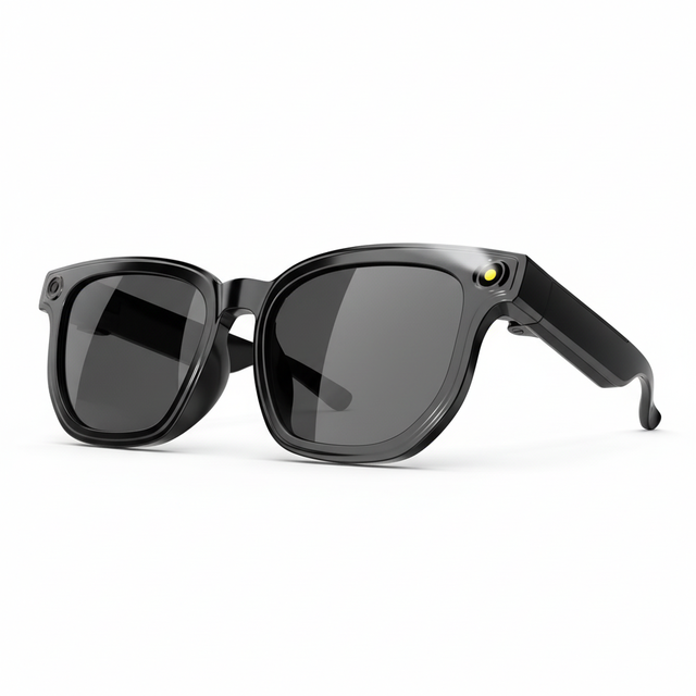 H03 8MP 1200P Video Camera 16G Storage Smart Glasses Wi-Fi Audio Record Simultaneous Transfer AI Integration Sunglasses