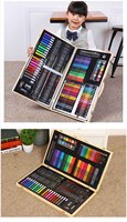Meilleure vente 150 pièces crayon de couleur professionnel Soluble dans l'eau Art crayon ensemble crayons de couleur dessin Art ensemble avec étui