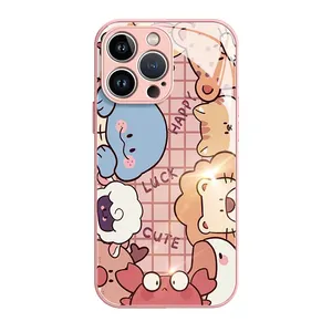 Cartoon Pattern Or Custom Printing For IPhone Series Mobile Phone Case Back Cover 15 13 12 14 11 Pro Max X 8 Accessories Bag