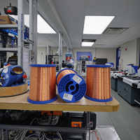 Vente directe d'usine Huaerda RoHS 155 ℃   Fil émaillé UEWF 0,380 mm à souder directement, fil magnétique pour bobinages d'équipements d'éclairage