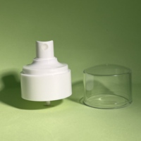Pompe de pulvérisation à double paroi de luxe 24/410 & 20/410 de haute qualité avec couverture transparente brume fine pour couvercles bouchons de bouteilles et fermetures