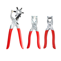Fourniture en stock de qualité industrielle 3 pièces poignée en plastique Rivet tuyau pince ensemble solide pratique 9 6 6 poinçonnage pinces de laboratoire