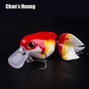 Chan's Huang 6.5CM 6.8G Crankbait Floating Shallow Diver Artificial Wobbler Hard Bait Lifelike Gold Fish Fishing Lures Minnow