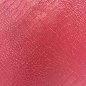 جلد تمساح مخصص جلد صناعي جاكيت بنطلون ملون منقوش تمساح عصري مقاوم للماء للملابس الجاهزة - Product Image 5