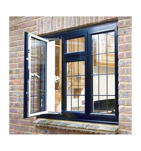 Ventanas <span class=keywords><strong>de</strong></span> vidrio <span class=keywords><strong>de</strong></span> marco <span class=keywords><strong>de</strong></span> aluminio francés <span class=keywords><strong>de</strong></span> aluminio ventana ladrón diseño a prueba <span class=keywords><strong>de</strong></span> - Product Image 3