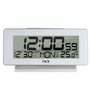 Reloj Despertador Digital con Termómetro, Alarma Doble, Retroiluminación Automática, Medidor de Temperatura Electrónico, Reloj de Mesa Bonito - Product Image 1
