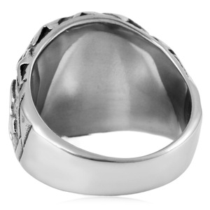 Yunnique – bague en acier titane pour hommes, bijoux Punk Hip Hop, Design géométrique, numéro 13, cadeau, bagues à la mode - Product Image 3